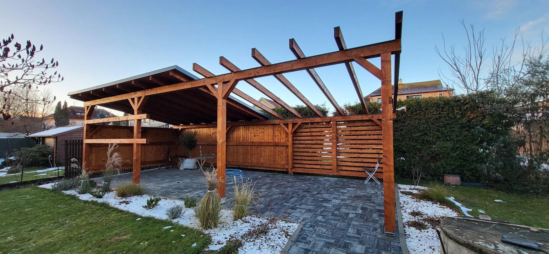 12. Zahradní pergola na míru - PražskýTruhlář.cz zahradní pergola na míru